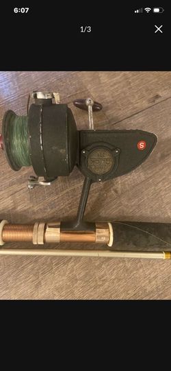 Dam quick 331 reel on 7'6" pole