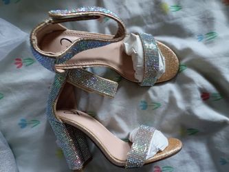 Bedazzled high heels size 8 and 5.5