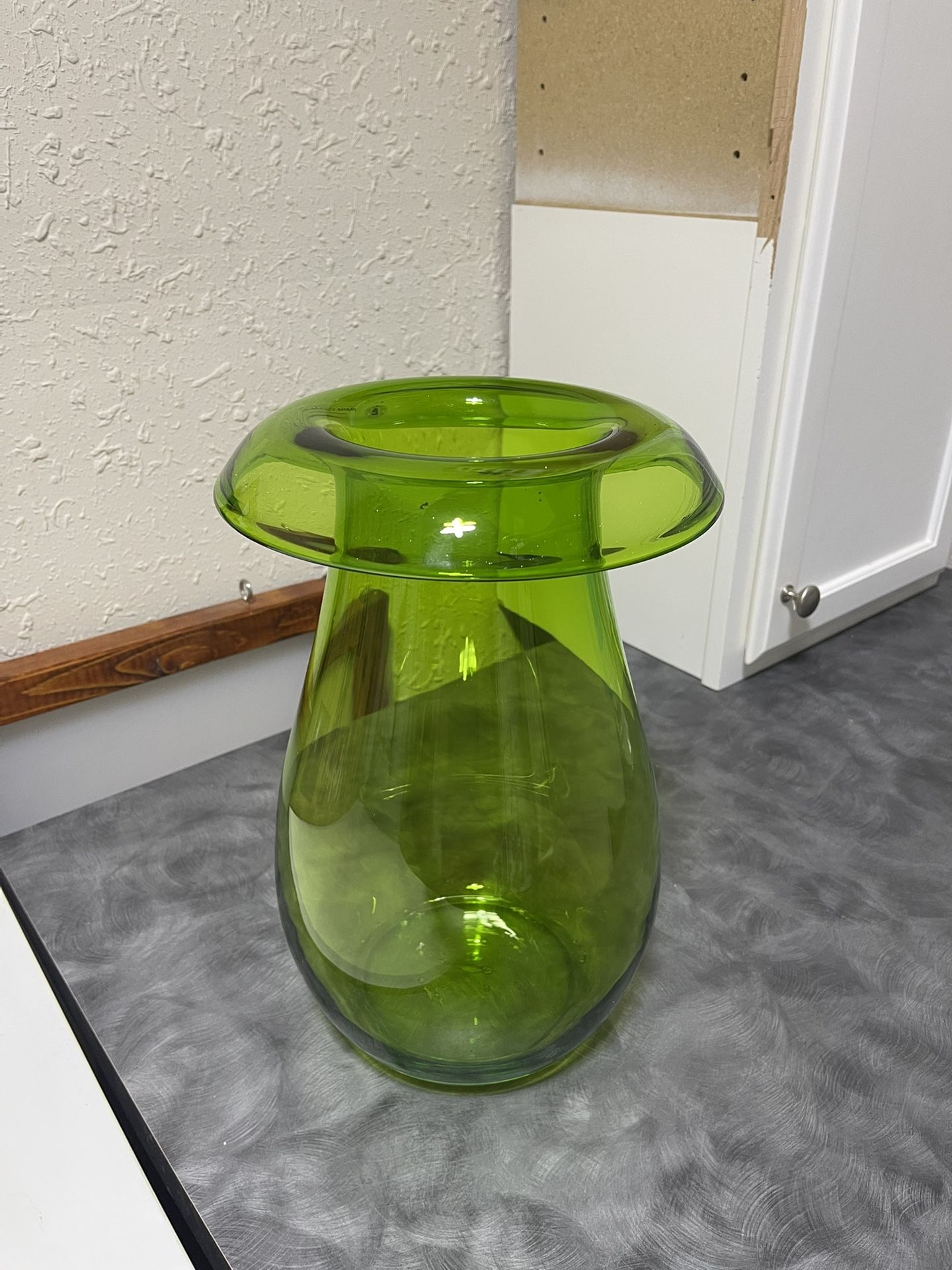 Tall Green Vase