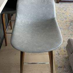 Four Gray Barstools