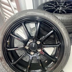 All Black Rims ( Enkei ) 18” Summer Toyo Tires