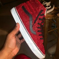 Red Vans size 11