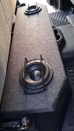Ram 1500 ext cab portred box,, 8" skar audio subs