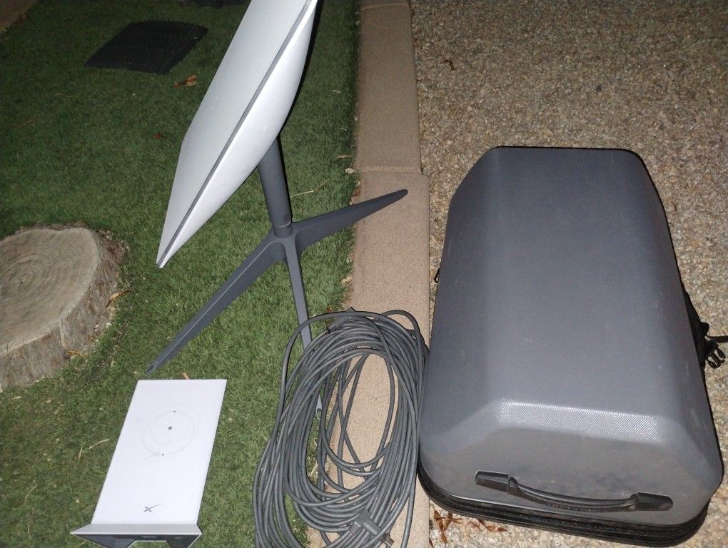 Starlink Elite Tech Setup Package That Includes Modem Satellite And Cord