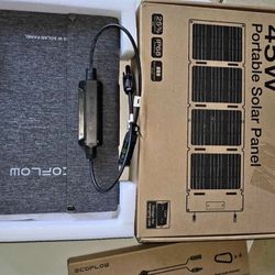 EcoFlow 45W Portable Solar Panel Up to 25% conversion rate
