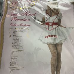 Halloween Nurse Costume W Accessory 