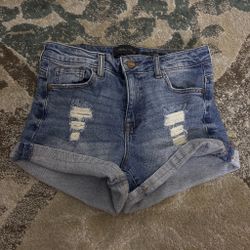 Kendall + Kylie Distressed Denim Shorts