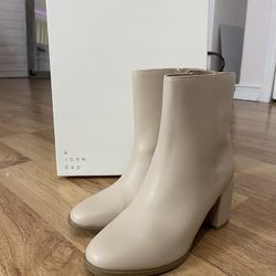A New Day Cream Booties 
