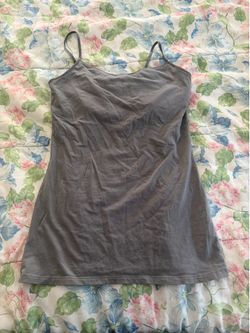 Gray tank top