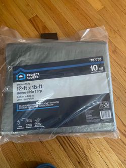 Project Source 12x16 ft Reversible Tarp