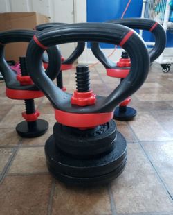 Adjustable kettlebell with 10lbs included