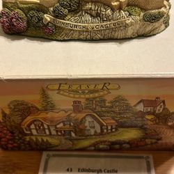 Vintage Fraser Creations Edinburgh Castle Scotland Statue Figurine 1992