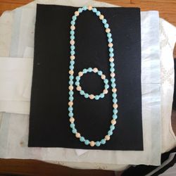 Necklace And Bracelet Set.