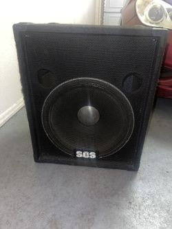 SOS Speaker/subwoofer For Home
