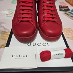 Gucci Ace Red Sneakers