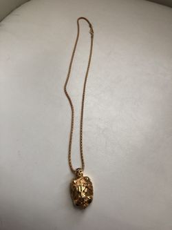 Gold plated necklace/ pendant