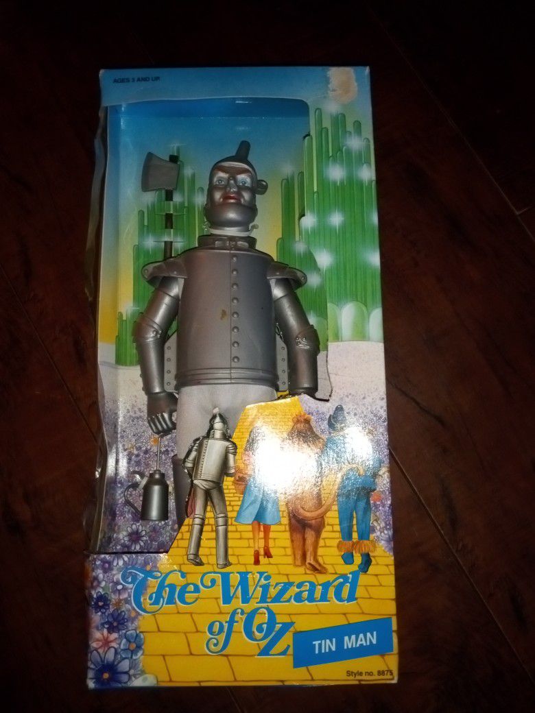Vintage 1988 Wizard Of Oz "Tinman" Doll New In box 