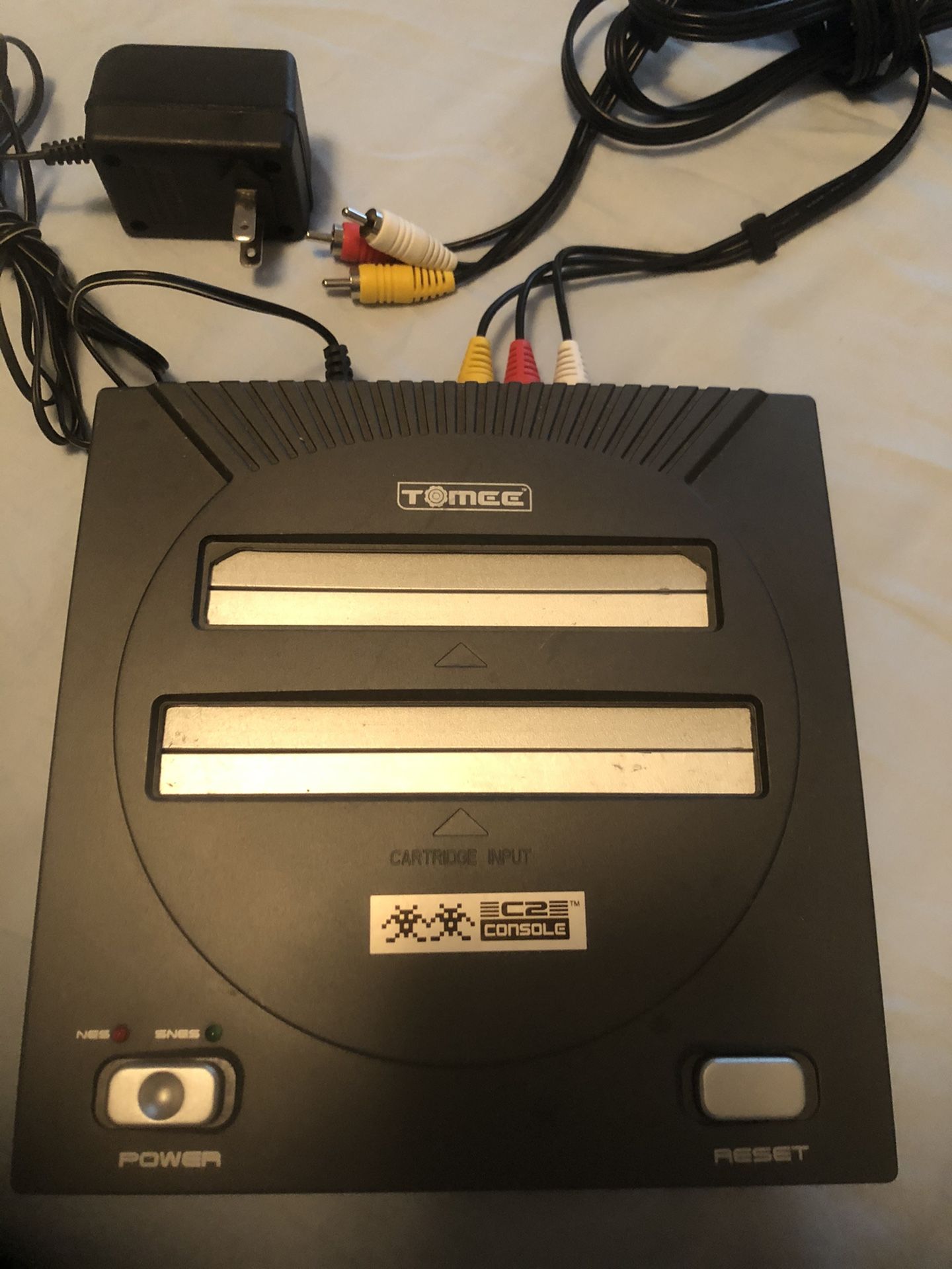 Tomee C2 NES/SNES Retro Twin Gaming System - Black