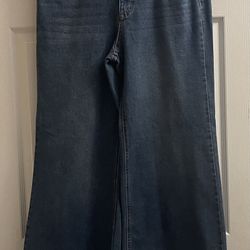 Brand New Ladies Sofia Vergara Wide Leg Jeans Size 16