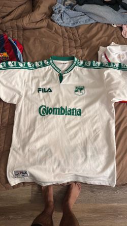 vintage Fila white Deportivo Cali home jersey size large