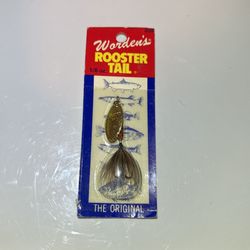 Vintage Worden’s Rooster Tail Lure