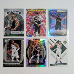 Giannis Antetokounmpo card lot