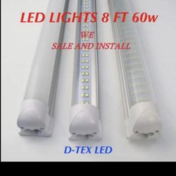 Led shop Lights 8 footers 60w 7200 lm
