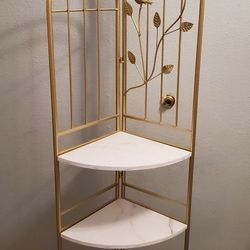Gold Corner Shelf 