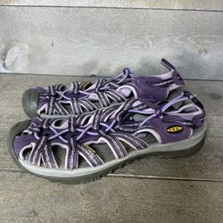 Keen Whisper Women’s Size US 9.5 Outdoor Sport Water Sandal Purple Waterproof
