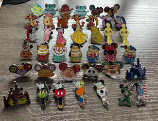 Disneyland pin trading lot of 42