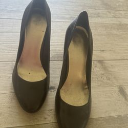 Nine West brown heels 