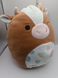 Squishmallows Griella the Cow 12" Heart Belly Plush w/ Tag