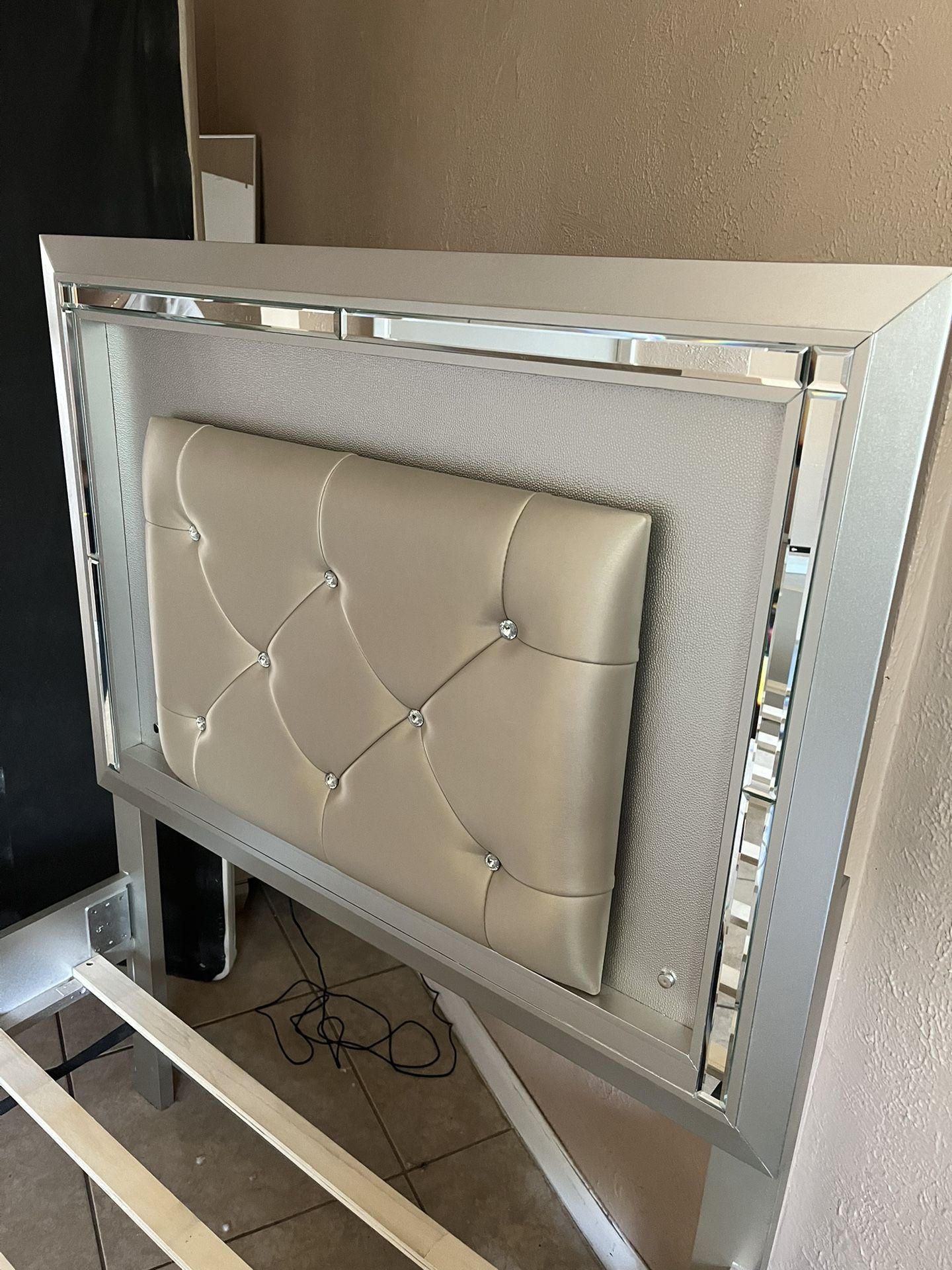 Silver Twin Bed Frame
