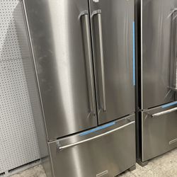 Kitchen Aid French Door In Stainless Steel Counter Depth Open Box