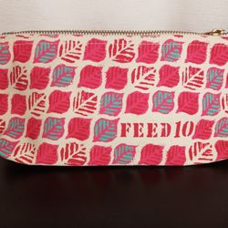 Red Leaf Clarins Cosmetic Bag

