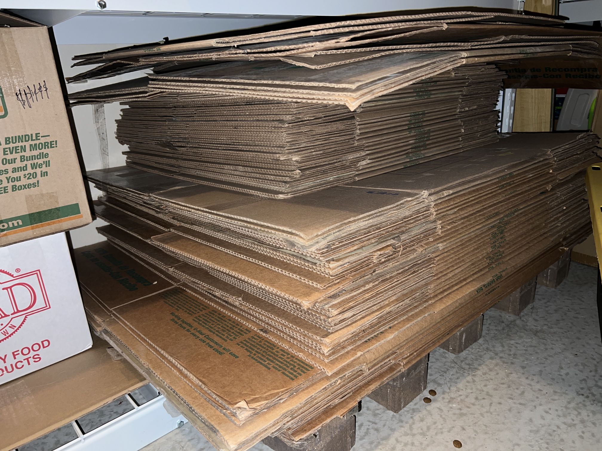 FREE Moving Boxes Cardboard Boxes