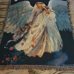 Angel Tapestry Throw # 12