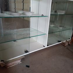 Heavy Solid Wood,,MIRROR GLASS SHELF,,##$135. OBO 