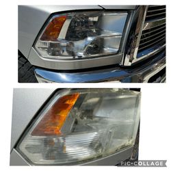 Headlights restored