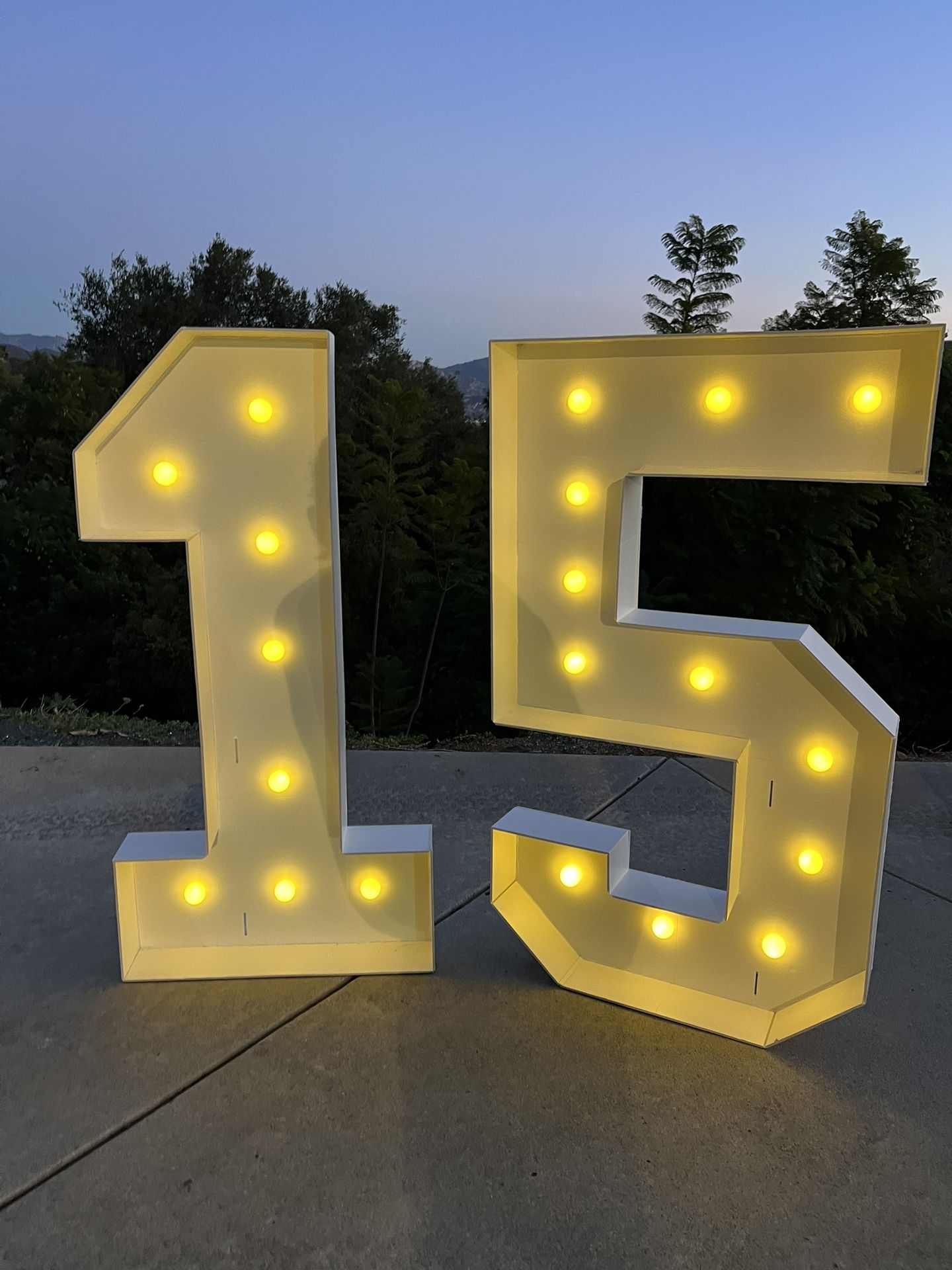  Quinceañera Fifteen light Up 15 