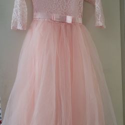 Girl pink Tulle Dress