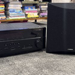 Yamaha RX-V385 5.1 Channel Receiver And Sub