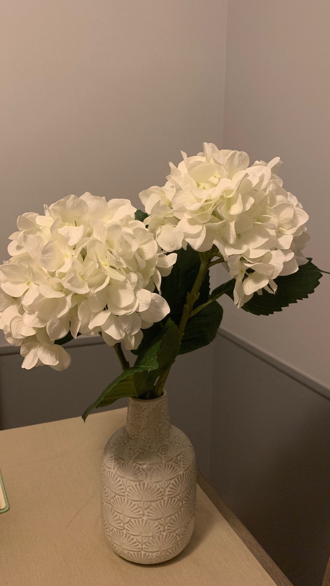 Gardenia Flower arrangement with vase