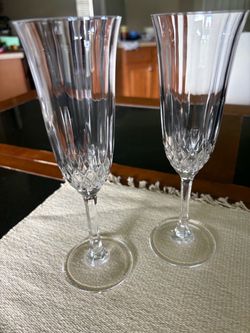 Crystal Champagne Flutes