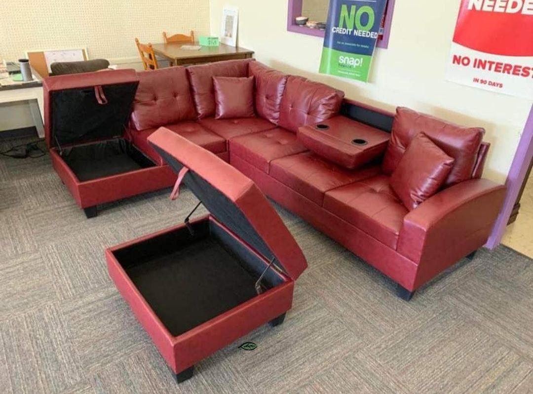 Pablo Red Sectional