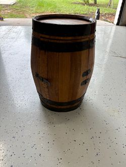 Whiskey Barrel Storage Cabinet