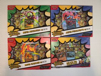 Pokemon Ascended Heroes ex Boxes + Deluxe Pin Collection