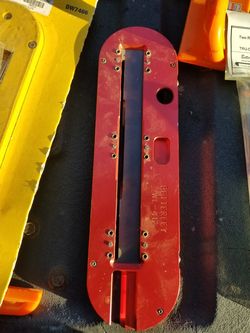 table saw insert plate