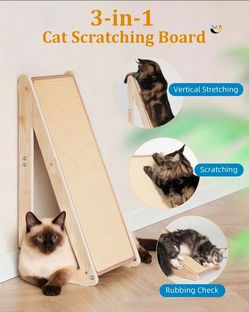 Aechonow 3-in-1 cat scratching board