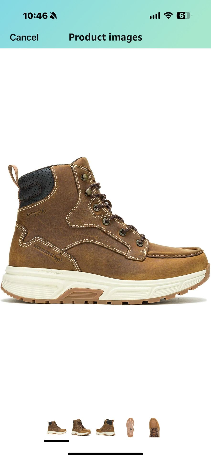Wolverine Men's Ride Performance Waterproof Wedge Construction Boot 10.5 Fabric type 100% Leather Origin Imported Sole material Rubber Shaft height A